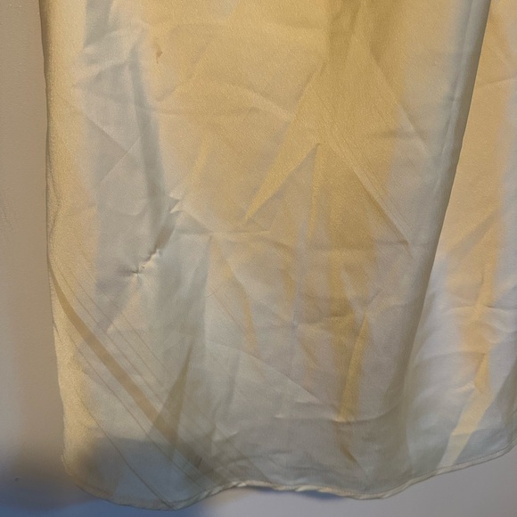 Chic Yellow Satin Dress - Picture 7 of 7